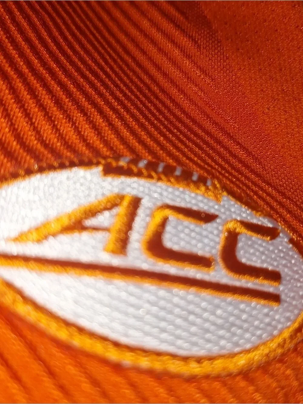 Addidas Hurricanes Orange Football Jersey with White & Green Accents #21 2XL